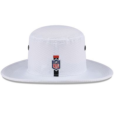 Men's New Era White Cincinnati Bengals 2024 NFL Training Camp Panama Bucket Hat