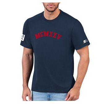 Men's Starter Navy New York Giants 1925 Collection T-Shirt