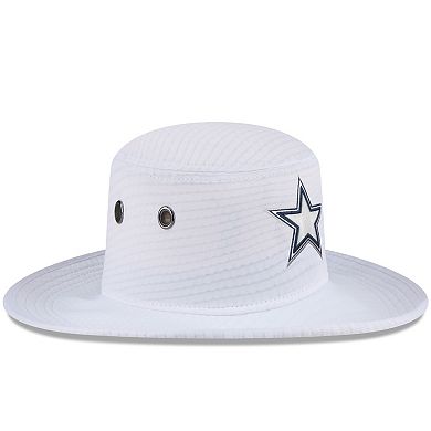 Men's New Era White Dallas Cowboys 2024 NFL Training Camp Panama Bucket Hat