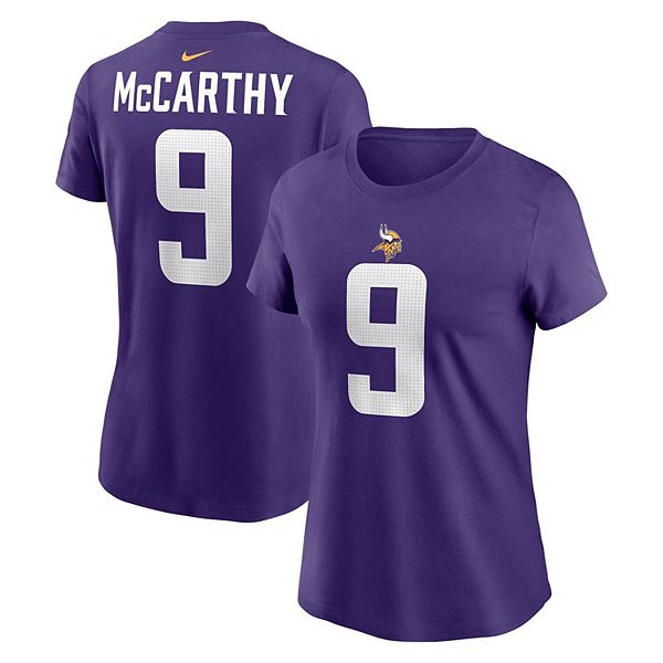 売れ筋商品|||ナイキ カットソー トップス レディース Women's J.J. McCarthy Purple Minnesota Vikings 2024 NFL Draft First Round Pick Name Number T-Shirt Purple Women's Nike J.J. McCarthy Purple Minnesota Vikings 2024 NFL