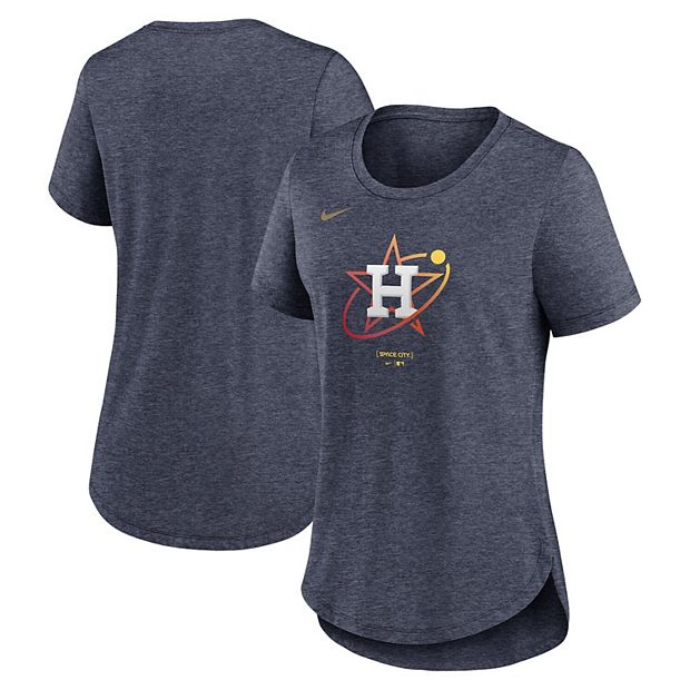 売れ筋商品|||ナイキ Tシャツ トップス レディース Women's Heather Charcoal Houston Astros Authentic Collection Early Work Tri-Blend T-shirt Heather Charcoal Women's Houston Astros Nike Heather Charcoal Authentic