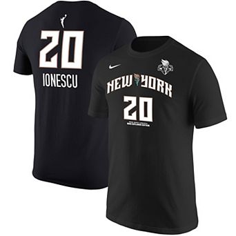 Men's Nike Sabrina Ionescu Black New York Liberty Explorer Edition Name & Number T-Shirt