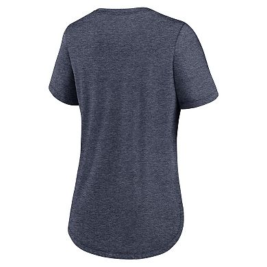 Women's Nike Navy Philadelphia Phillies 2024 City Connect Tri-Blend T-Shirt