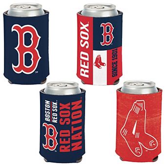 WinCraft Boston Red Sox 4-Pack 12oz. Can Cooler Set
