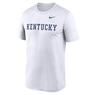Men's Nike White Kentucky Wildcats Primetime Legend Wordmark T-Shirt