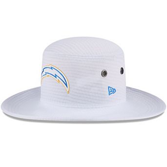 Men's New Era White Los Angeles Chargers 2024 NFL Training Camp Panama Bucket Hat