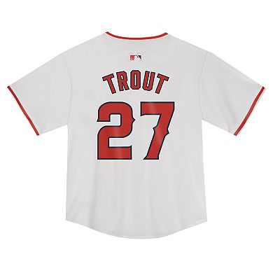 Toddler Nike Mike Trout White Los Angeles Angels Game Jersey