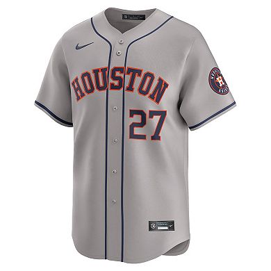 Men's Nike Jose Altuve Gray Houston Astros Away Limited Player Jersey