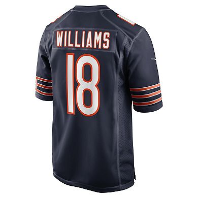 Men's Nike Caleb Williams Navy Chicago Bears Player Game Jersey