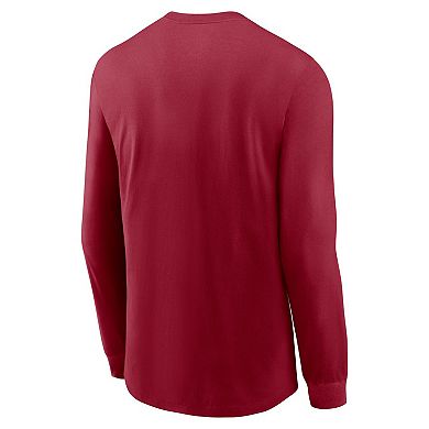Men's Nike Cardinal Stanford Cardinal 2024 Sideline Legend Performance Long Sleeve T-Shirt