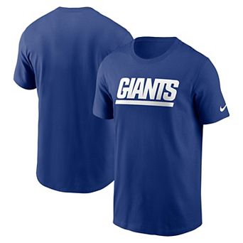 Men's Nike Royal New York Giants Primetime Wordmark Essential T-Shirt