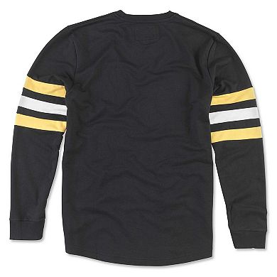 Men's American Needle Black Boston Bruins Sudbury Long Sleeve T-Shirt