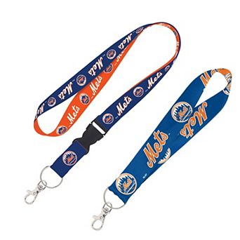 WinCraft New York Mets 2-Pack Lanyard with Detachable Buckle & Key Strap Set