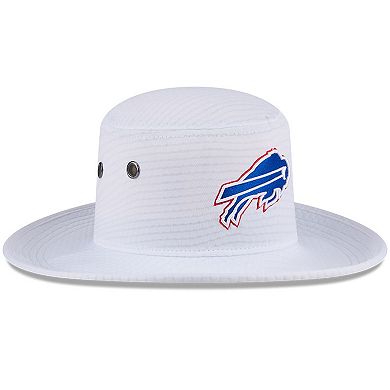 Men's New Era White Buffalo Bills 2024 NFL Training Camp Panama Bucket Hat