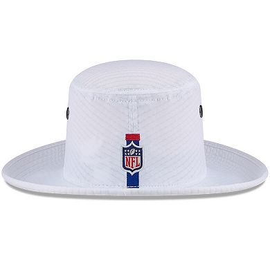 Men's New Era White Buffalo Bills 2024 NFL Training Camp Panama Bucket Hat