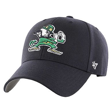 Youth '47 Navy Notre Dame Fighting Irish Basic MVP Adjustable Hat