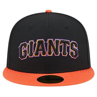 Men's New Era Black San Francisco Giants Retro Spring Training 59FIFTY Fitted Hat