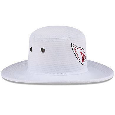 Men's New Era White Arizona Cardinals 2024 NFL Training Camp Panama Bucket Hat