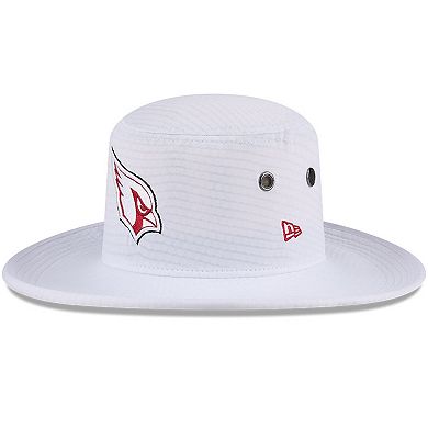 Men's New Era White Arizona Cardinals 2024 NFL Training Camp Panama Bucket Hat