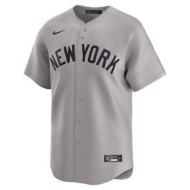 Men's Nike Anthony Volpe Gray New York Yankees Away Limited Player Jersey