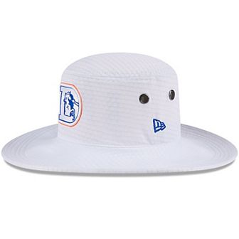 Men's New Era White Denver Broncos 2024 NFL Training Camp Panama Bucket Hat