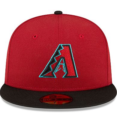 Men's New Era Red/Black Arizona Diamondbacks Home Authentic Collection On-Field 59FIFTY Fitted Hat