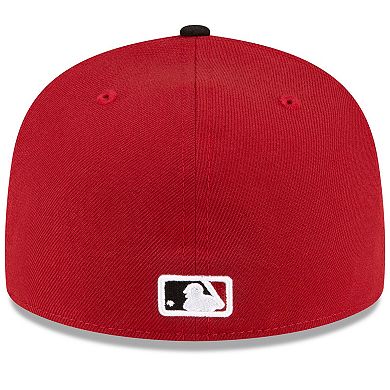 Men's New Era Red/Black Arizona Diamondbacks Home Authentic Collection On-Field 59FIFTY Fitted Hat