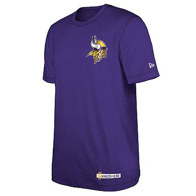 Men's New Era Heather Purple Minnesota Vikings 2024 NFL Training Camp T-Shirt