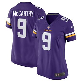 Women's Nike J.J. McCarthy Purple Minnesota Vikings Player Game Jersey