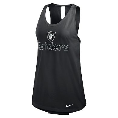 Women's Nike Black Las Vegas Raiders Performance Tank Top