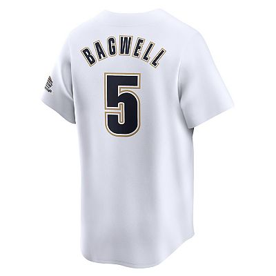 Men s Nike Jeff Bagwell White Houston Astros Throwback Cooperstown Collection Limited Jersey