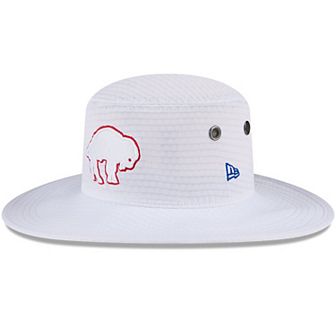 Men's New Era White Buffalo Bills 2024 NFL Training Camp Panama Bucket Hat