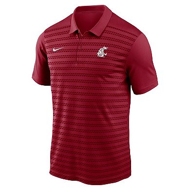 Men's Nike Crimson Washington State Cougars 2024 Sideline Victory Coaches Performance Polo