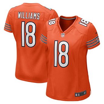 Women's Nike Caleb Williams Orange Chicago Bears Alternate 2024 NFL Draft Game Jersey