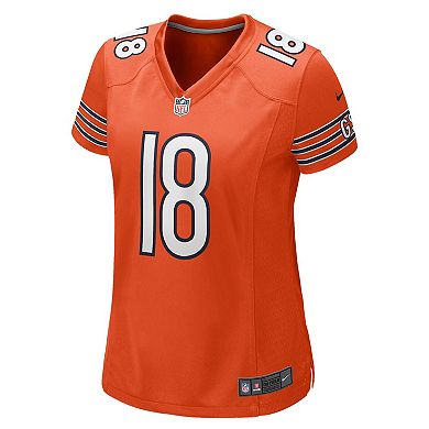 Women's Nike Caleb Williams Orange Chicago Bears Alternate 2024 NFL Draft Game Jersey