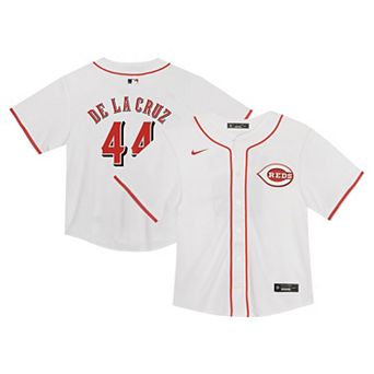 Toddler Nike Elly De La Cruz White Cincinnati Reds Game Jersey