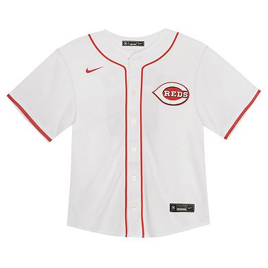 Toddler Nike Elly De La Cruz White Cincinnati Reds Game Jersey