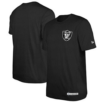Men's New Era Heather Black Las Vegas Raiders 2024 NFL Training Camp T-Shirt