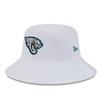 Men's New Era White Jacksonville Jaguars 2024 NFL Training Camp Stretch Bucket Hat