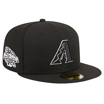 Men's New Era Black Arizona Diamondbacks Logo 59FIFTY Fitted Hat