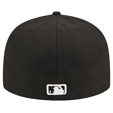Men's New Era Black Arizona Diamondbacks Logo 59FIFTY Fitted Hat