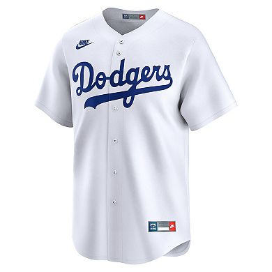Men's Nike Jackie Robinson White Brooklyn Dodgers Throwback Cooperstown Collection Limited Jersey