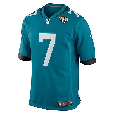 Men's Nike Brian Thomas Jr Teal Jacksonville Jaguars 2024 NFL Draft First Round Pick Player Game Jersey