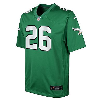 Youth Nike Saquon Barkley Kelly Green Philadelphia Eagles Alternate Game Player Jersey