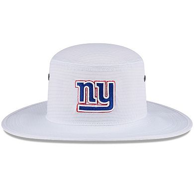 Men's New Era White New York Giants 2024 NFL Training Camp Panama Bucket Hat