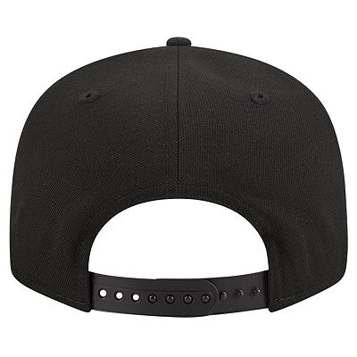 ★New Era★ MLB LA Dodgers Team Logo Man to Man Black Men's New Era Black Los Angeles Dodgers Metallic Logo 9FIFTY