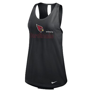 Women's Nike Black Arizona Cardinals Crossback Performance Tank Top