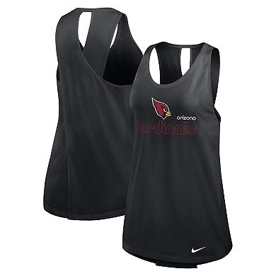 Women's Nike Black Arizona Cardinals Crossback Performance Tank Top