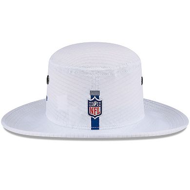 Men's New Era White Indianapolis Colts 2024 NFL Training Camp Panama Bucket Hat