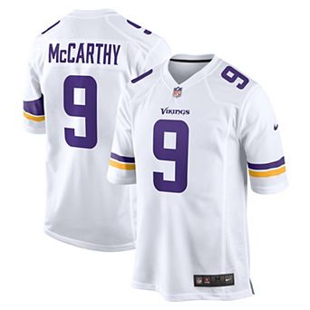 Men's Nike J.J. McCarthy White Minnesota Vikings Game Jersey